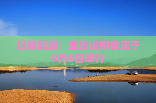 银星能源：业绩说明会定于9月6日举行