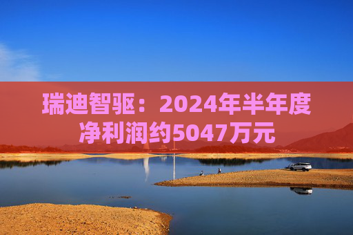 瑞迪智驱：2024年半年度净利润约5047万元