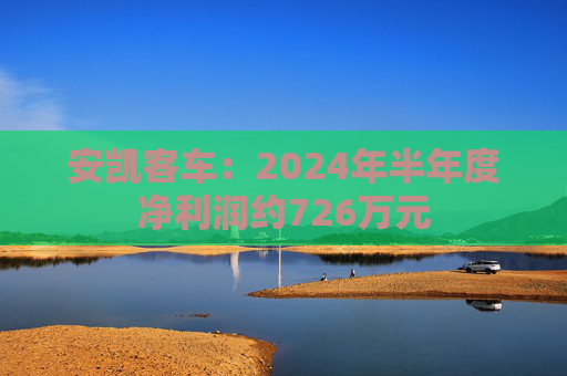 安凯客车：2024年半年度净利润约726万元