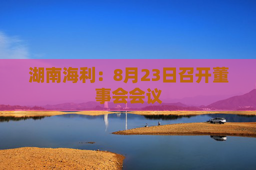 湖南海利：8月23日召开董事会会议