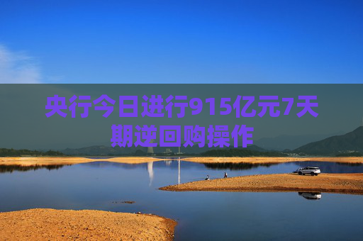 央行今日进行915亿元7天期逆回购操作