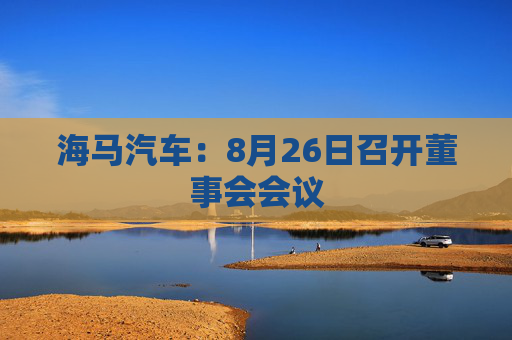 海马汽车：8月26日召开董事会会议