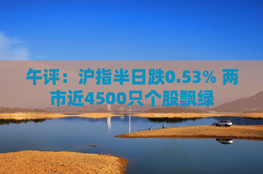 午评：沪指半日跌0.53% 两市近4500只个股飘绿