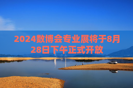 2024数博会专业展将于8月28日下午正式开放