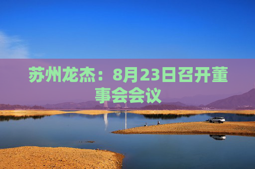 苏州龙杰：8月23日召开董事会会议