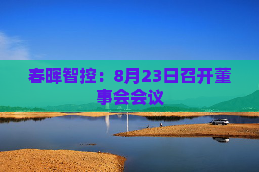 春晖智控：8月23日召开董事会会议