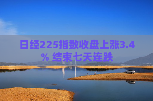 日经225指数收盘上涨3.4% 结束七天连跌