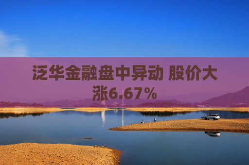 泛华金融盘中异动 股价大涨6.67%