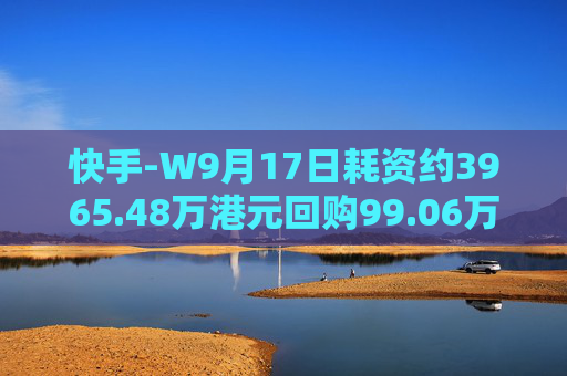 快手-W9月17日耗资约3965.48万港元回购99.06万股