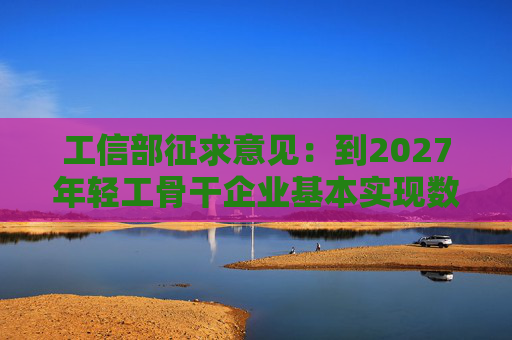 工信部征求意见：到2027年轻工骨干企业基本实现数字化改造全覆盖