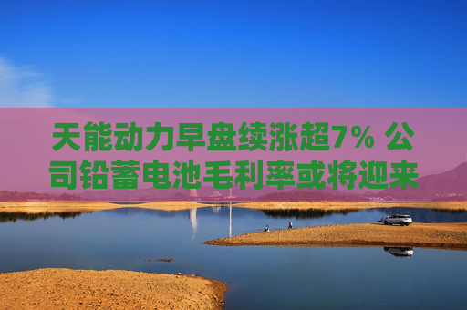 天能动力早盘续涨超7% 公司铅蓄电池毛利率或将迎来修复