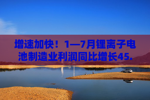 增速加快！1—7月锂离子电池制造业利润同比增长45.6%