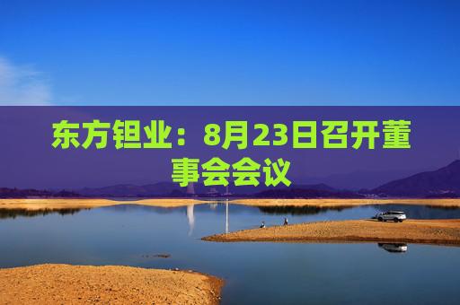 东方钽业：8月23日召开董事会会议