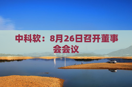 中科软：8月26日召开董事会会议