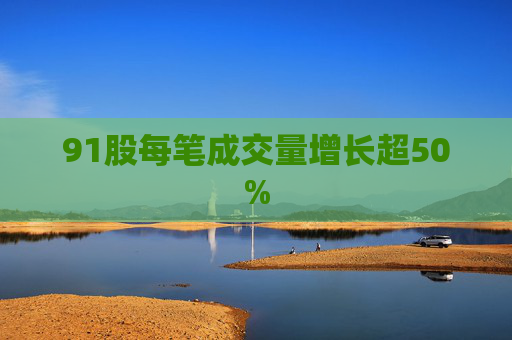 91股每笔成交量增长超50%