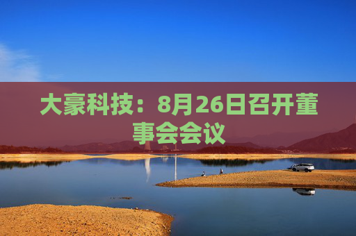 大豪科技：8月26日召开董事会会议