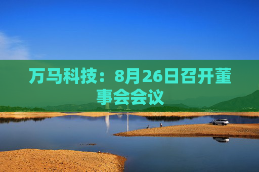 万马科技：8月26日召开董事会会议