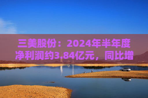 三美股份：2024年半年度净利润约3.84亿元，同比增加195.83%