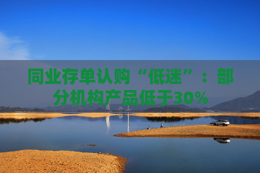 同业存单认购“低迷”：部分机构产品低于30%