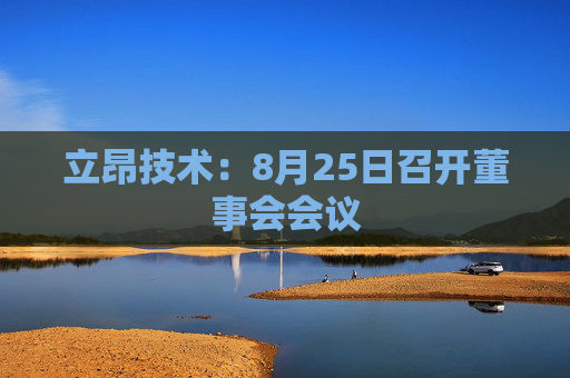 立昂技术：8月25日召开董事会会议