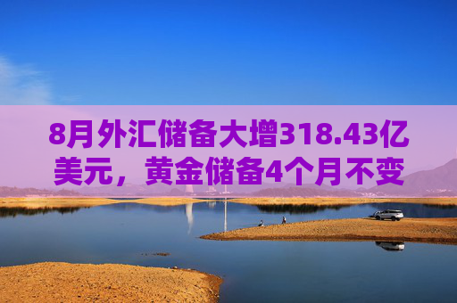 8月外汇储备大增318.43亿美元，黄金储备4个月不变