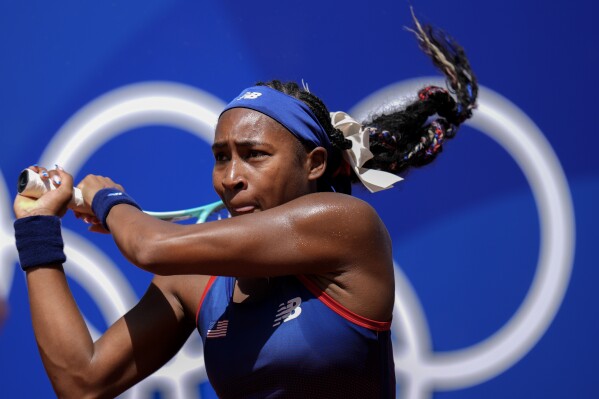 可可·高夫(Coco Gauff)在巴黎奥运会上的记录是完美的，尽管她的表现并不总是如此