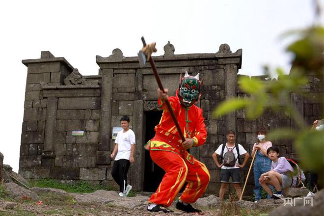 瞰江西！“非遗”傩舞进景区