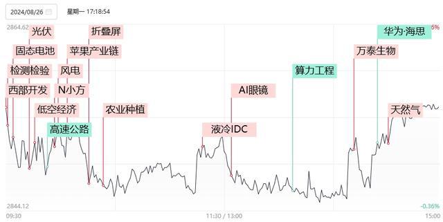 「焦点复盘」市场现八二分化，华为产业链批量高低切，西部开发概念持续发酵