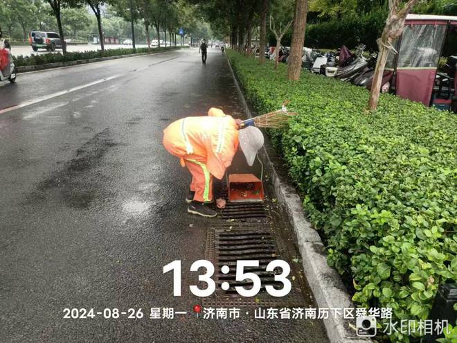 济南高新环卫全力备战防汛 守护道路整洁安全运行